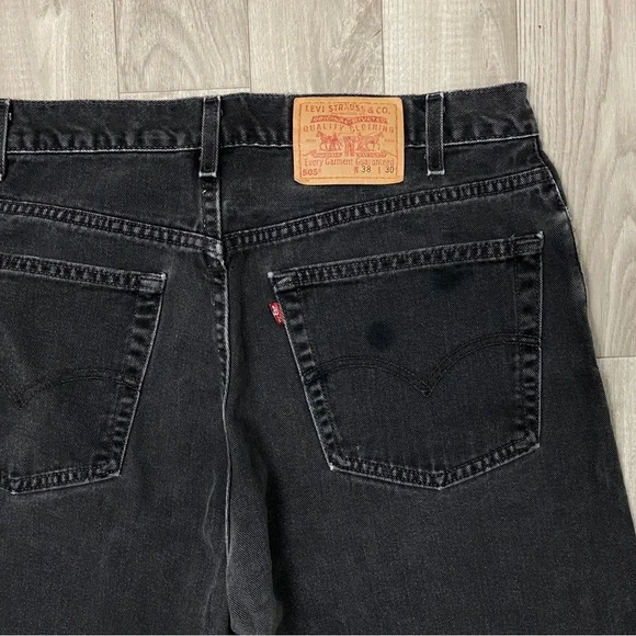 Levi’s Strauss 505 Charcoal Pants 38x30 - Picture 3 of 8